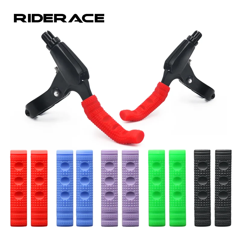 

Bicycle Brake Handle Cover Silicone Sleeve Anti-Slip Universal Mountain Bike Brake Lever Protector Covers Cycling Accessories