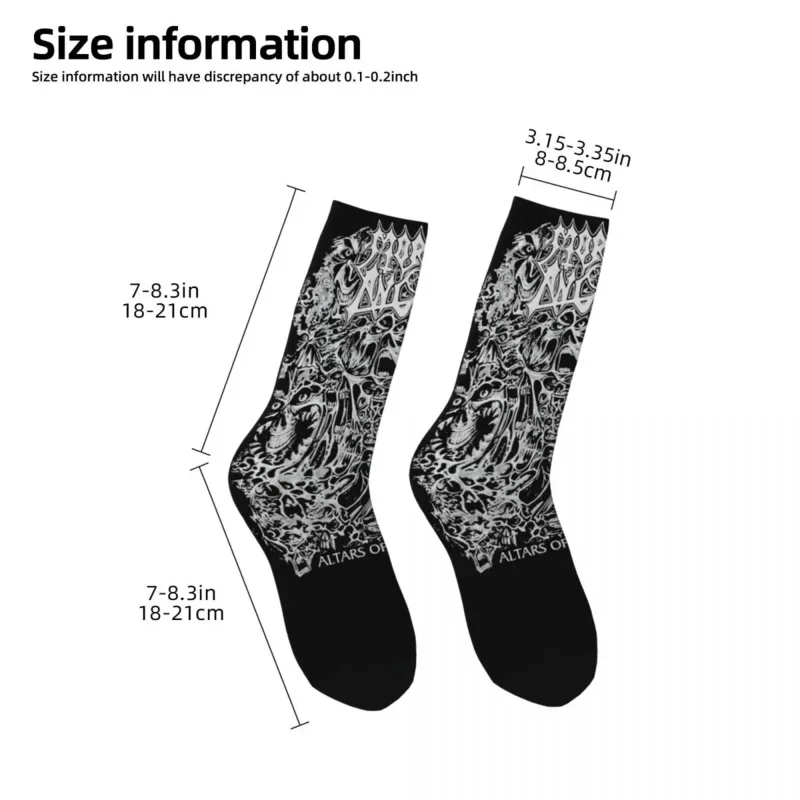 Fashion Men's Socks Novelty Morbid Angel Altars Of Madness Sock Polyester Skateboard Women Socks Spring Summer Autumn Winter