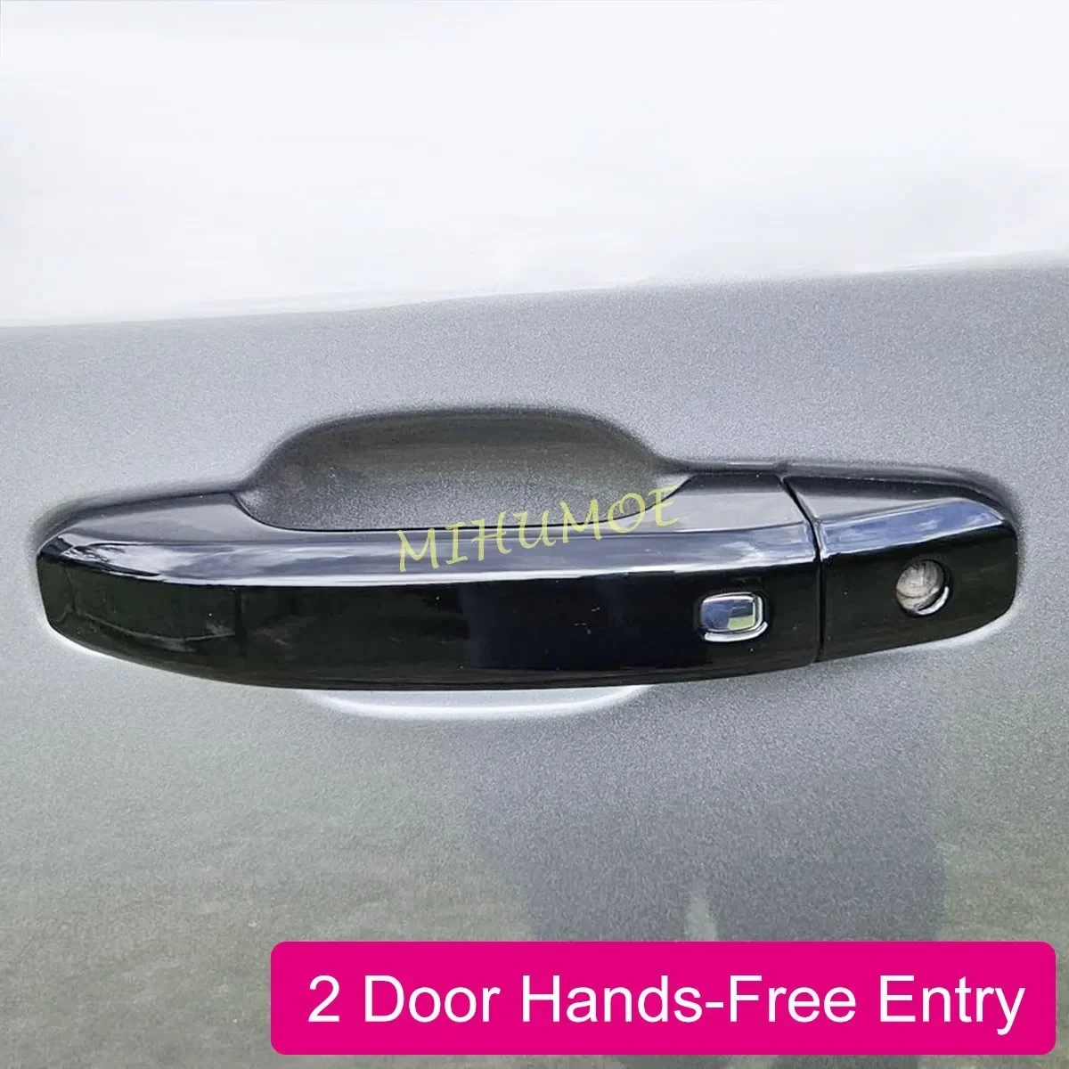 

2 умных дверных ручки с замочной скважиной для Chevrolet Silverado Sierra 1500 2500HD 3500HD Colorado Tahoe Suburban Canyon, черный