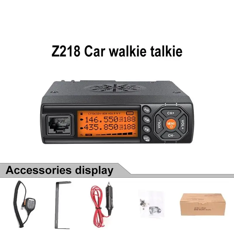 ¡Arriba! Z218 VHF UHF Mini radio 25W Walkie Talkie coche radio bidireccional comunicador HF transceptor