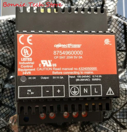 8754960000   para Weidmuller CP SNT 25W 5V 5A, unidad de fuente de alimentación, 5 V