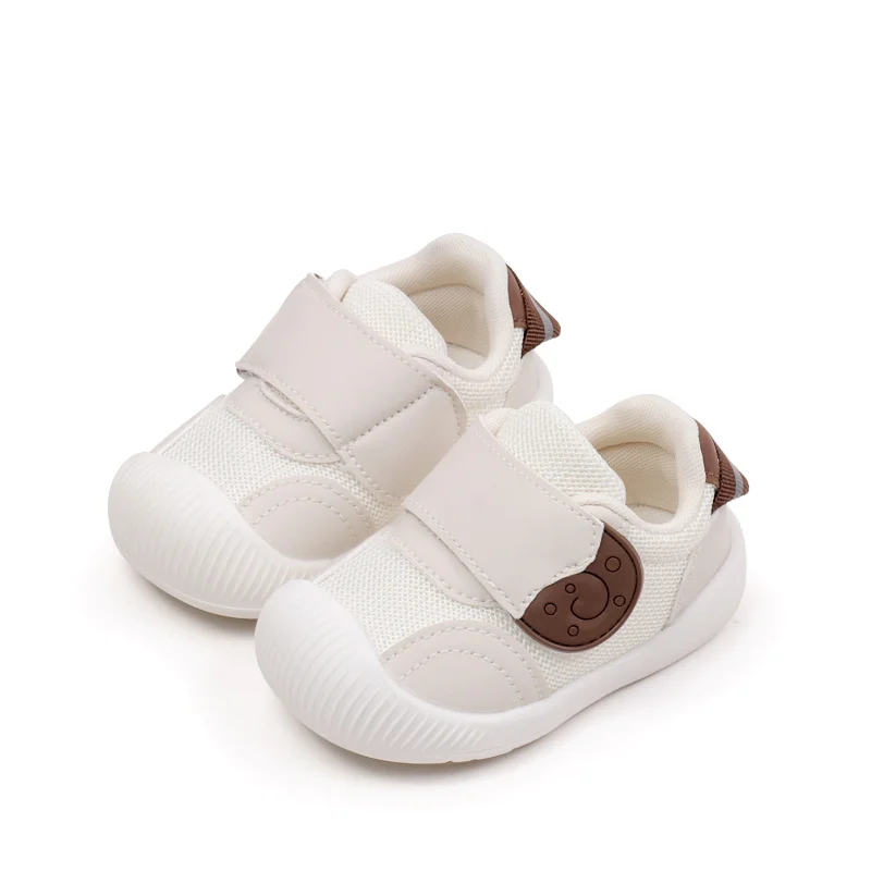 Baby Boys Girls Spring and Fall Cartoon Cute Baby Sneakers Soft Rubber Bottom Non-slip Breathable Walking Shoes