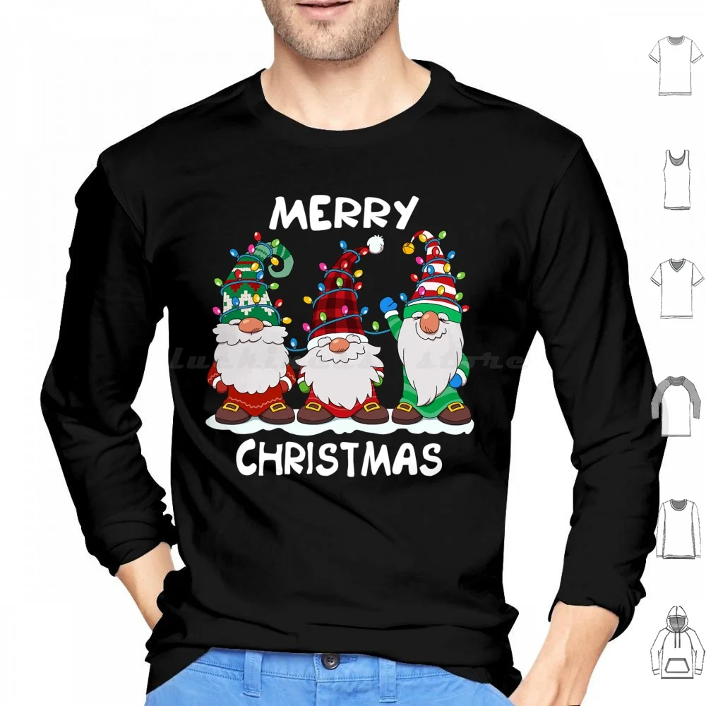 

Merry Christmas Gnomes Xmas Matching Family Hoodies Long Sleeve Christmas Xmas Funny Christmas Funny Xmas Christmas Tree