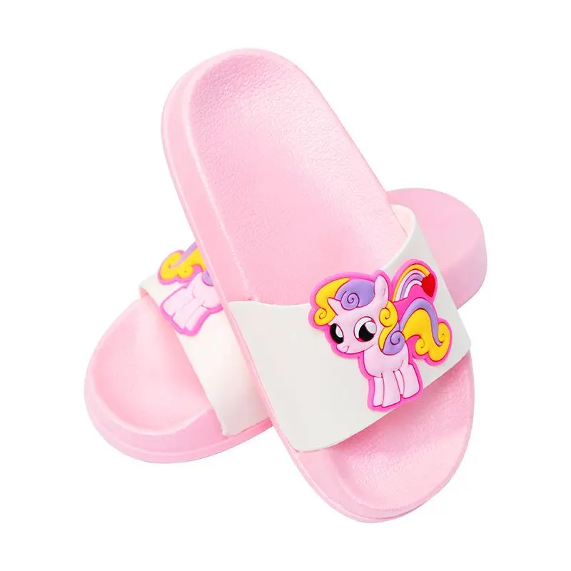 My little pony animation surrounding cartoon children's home soft bottom personality non-slip bathing children cute slippers