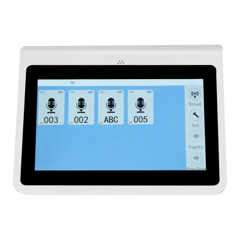 New White Interphone 433.92mhz Indoor And Outdoor Building Intercom System