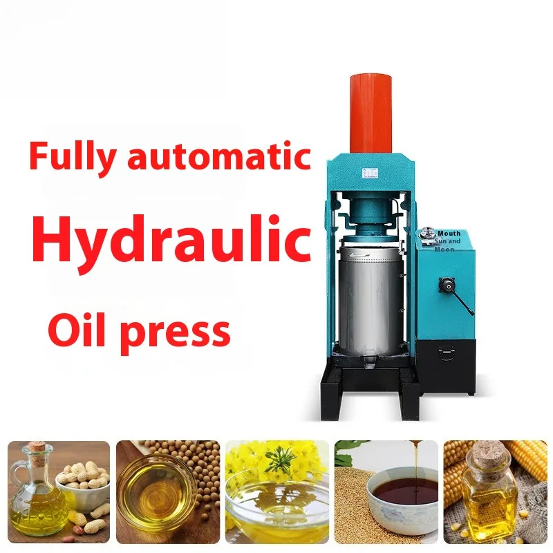 Commercial Fully Automatic Hydraulic Small Press High Peanut, Rapeseed, Sesame, And Soybean Yields For Oil Works