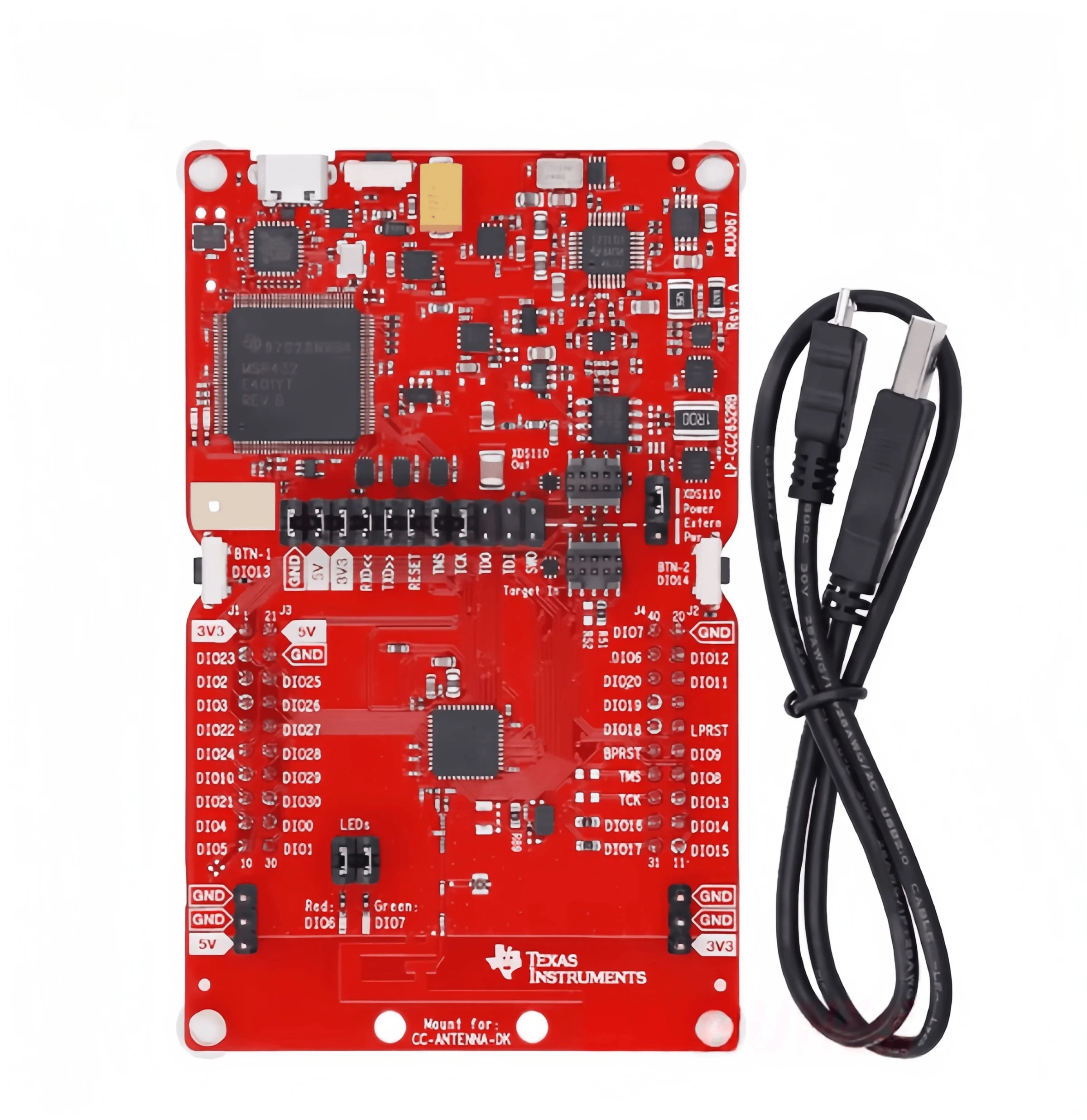 

LP-CC2652RB Crystal-less CC2652RB Multi-protocol 2.4GHz Wireless MCU Development Board