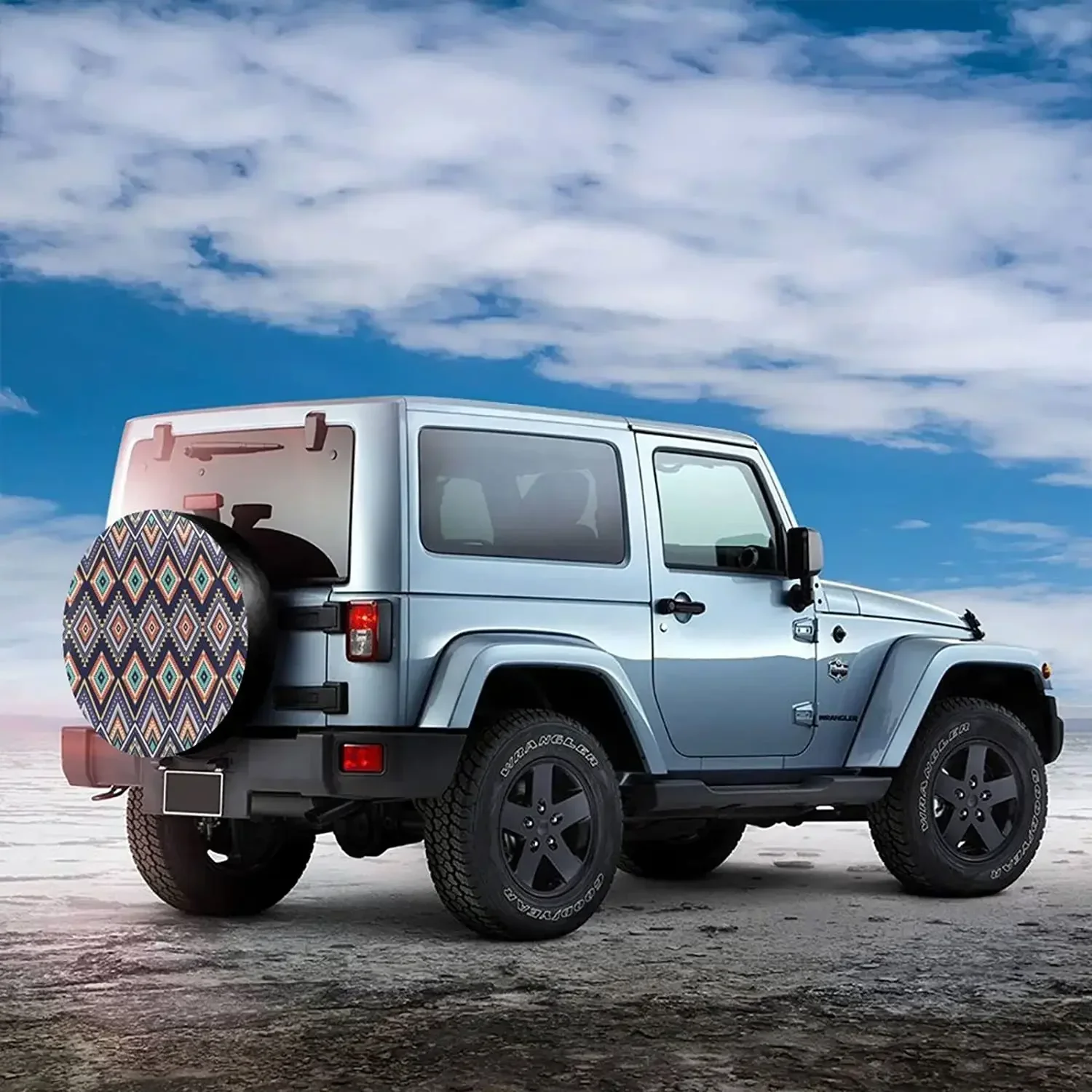Protector Tires Repambio Tribal Geométrique, Protection Roues Universelle, Étanche À L'eau Et À La Poussière, Pour Rem