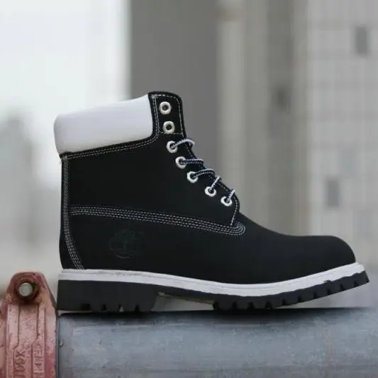 

Classic High-Top Outdoor Men's Shoes - Durable Fall/Winter New Arrival Stylish Leather Boots