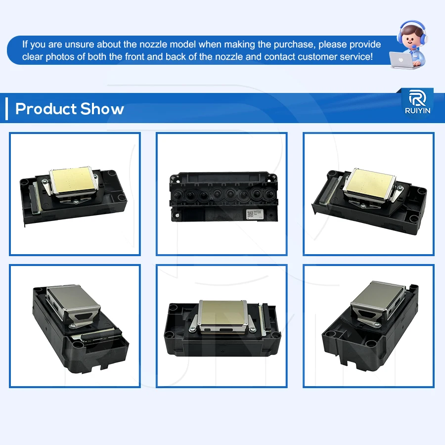 New Epson DX5 F186 Unlocked Printhead for Outdoor Eco Solvent UV