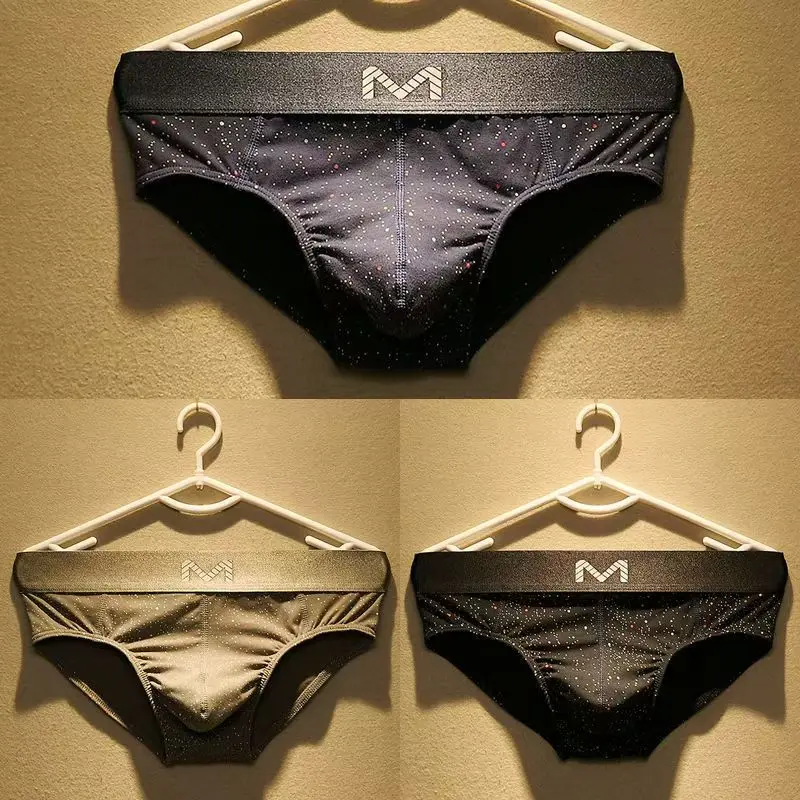 

Men's Cotton Breathable Briefs - Mid-Rise Triangle Underwear, Large Size, Minimalist & Premium Cotton Boxers mens panties