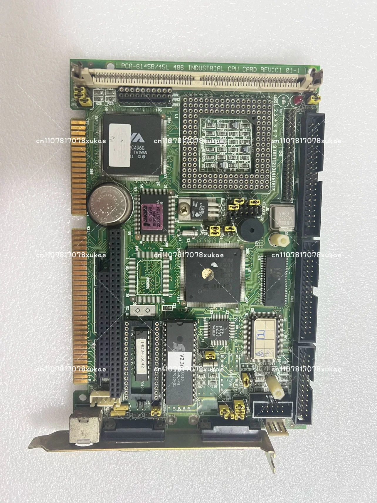 PCA-6145B/45L C1 Half Length 486 Industrial Control Motherboard Card with CPU Memory