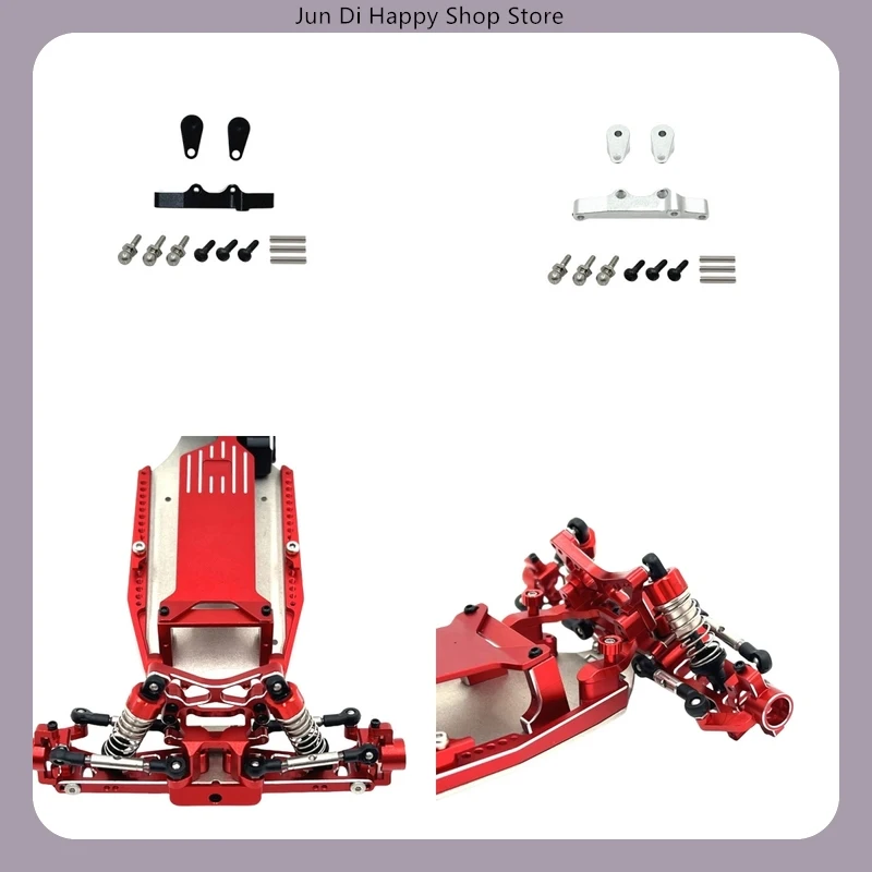 WLtoys 1/24 244016 LOSI マイクロ-B RC カーメタル​​アップグレードステアリングコンポーネントスペアパーツ ​