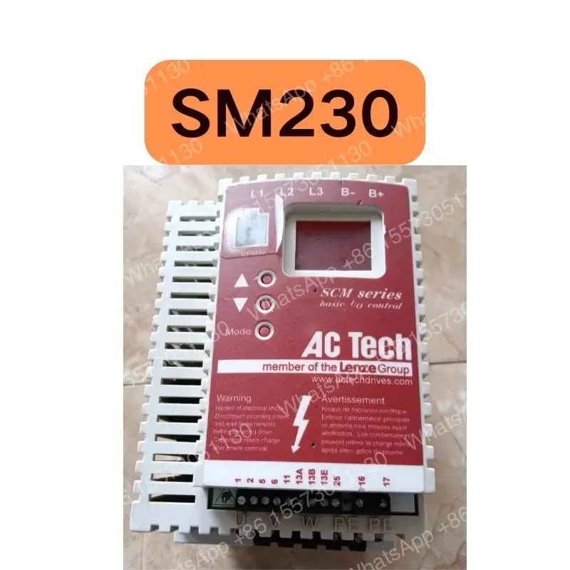 The second-hand inverter AC Tech SM230 tested OK and its function is intact