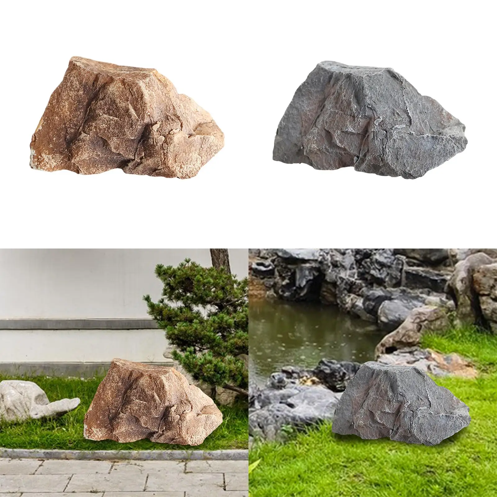 

Artificial Rock Lightweight Versatile Realistic for Rivers Decoration Hotels