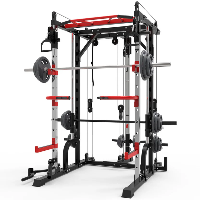 fitness equipment multi functional comprehensive strength training equipment Smith squat rack bench press