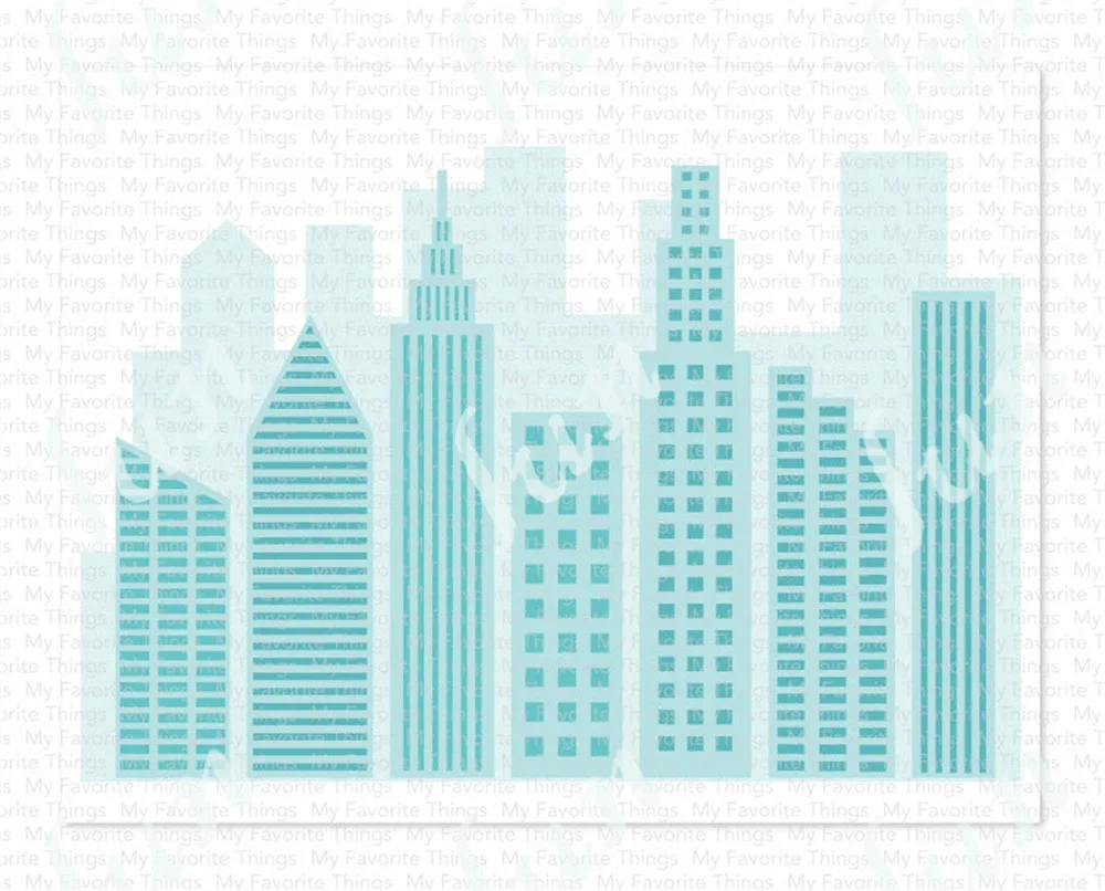 Scrapbook Layered Stencils City Skyline Stencil Set Templates for Painting Scrapbooking for Decoration Drawing Molds