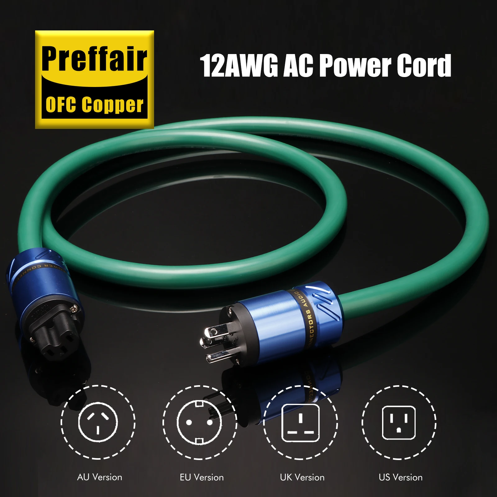 Hifi EU Stromkabel 12AWG Power Core Audio Stromkabel AC-Kabelleitung – Detail 7