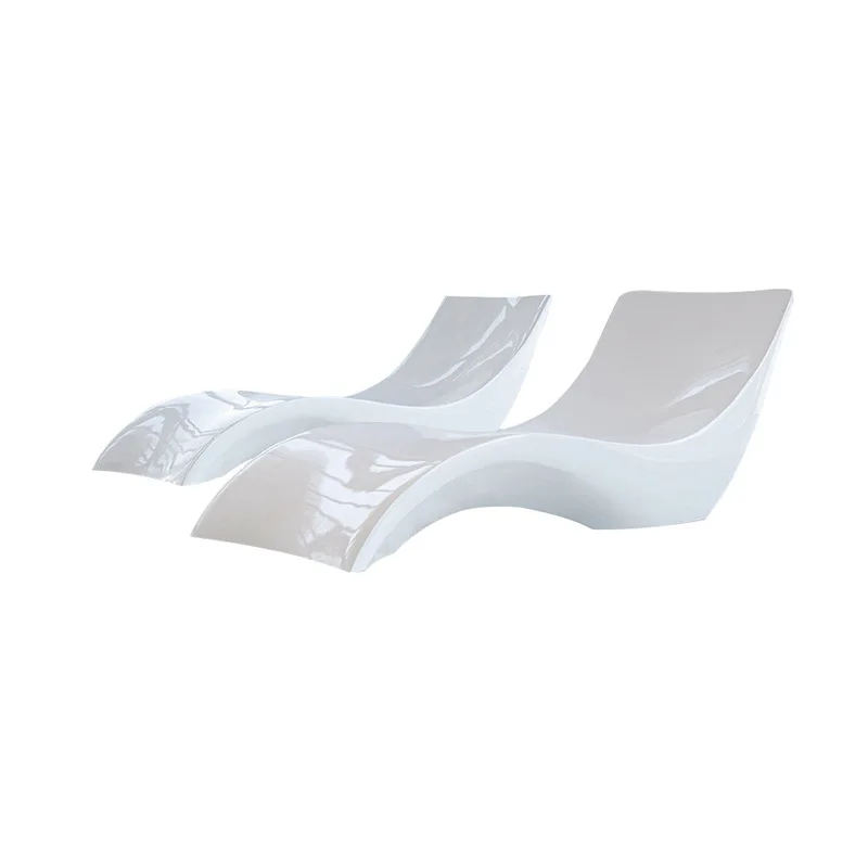 

Fiberglass Pool Lounge Chair Hotel Beach Chair Seaside Public Leisure Chair