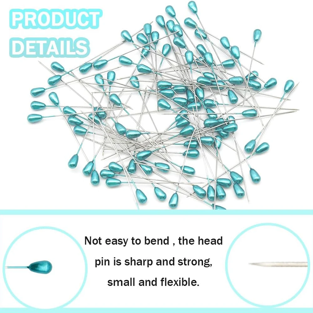 100PCS Pearl Head Straight Pins for DIY Craft