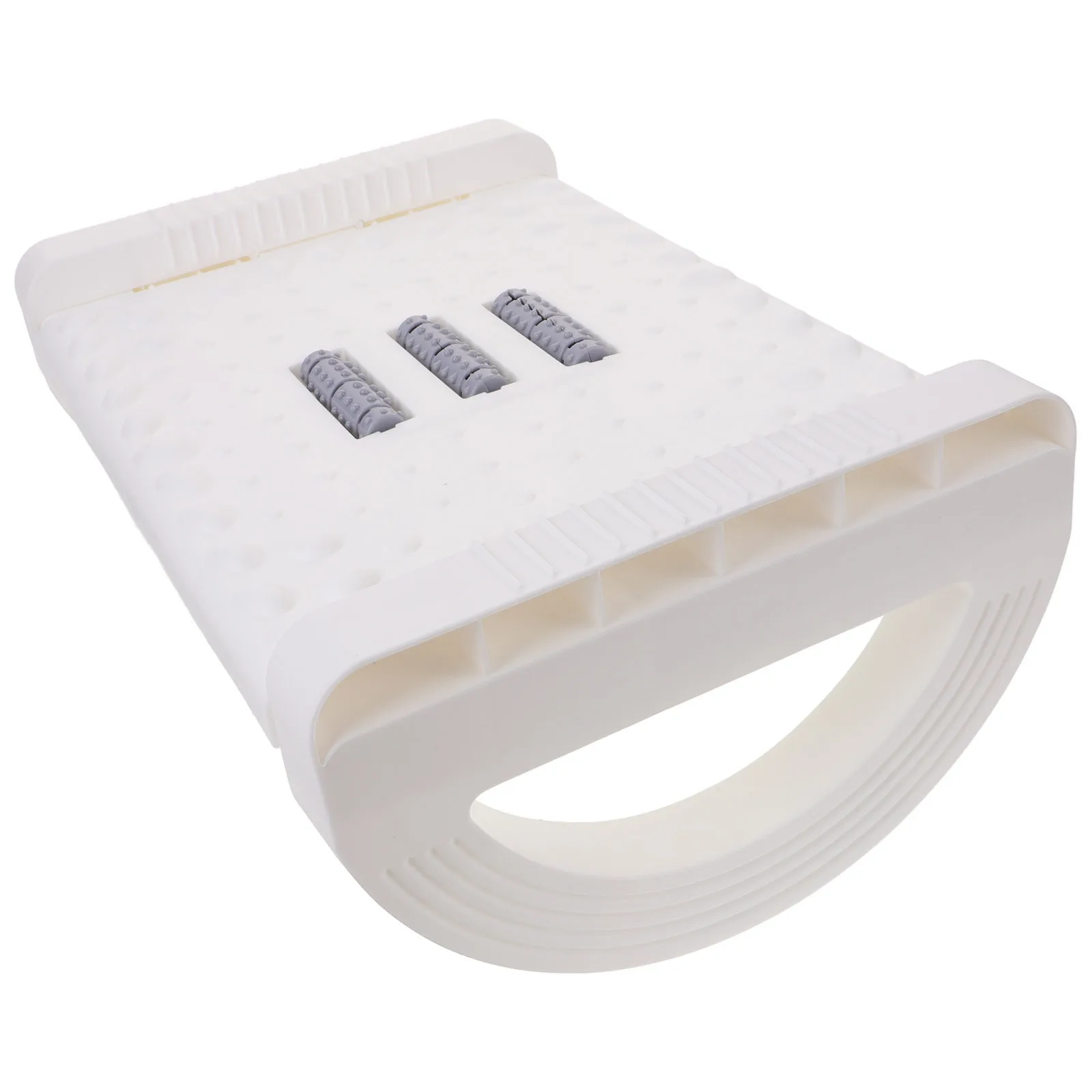 

Office Plastic Footstool Under Desk Non-Slip Foot Rest Ergonomic Fatigue Relief Stool for Bedroom Kitchen Leg Rest Under Desk