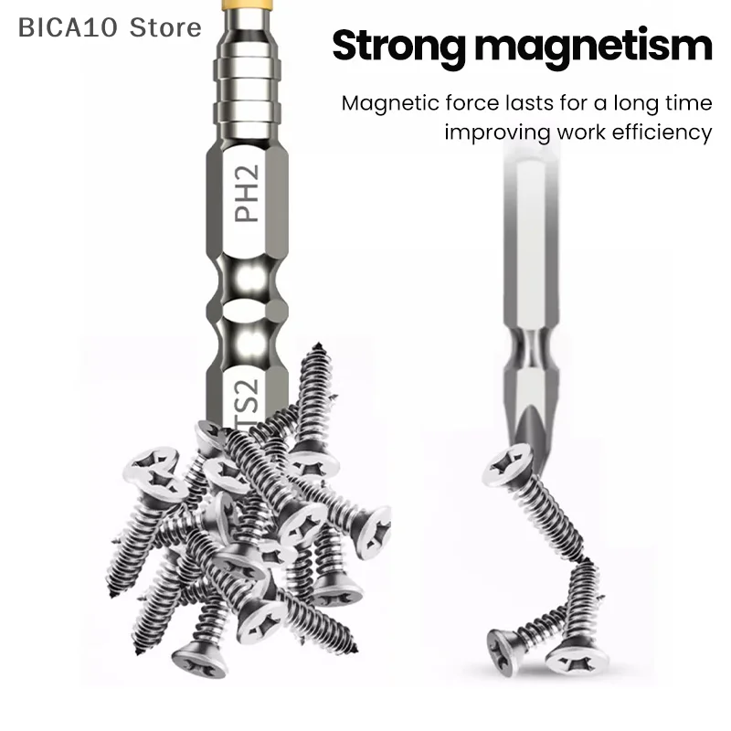 Threaded Cross Non-slip Toothed S2 Alloy Material Special Original High Impact Hand Drill Bit