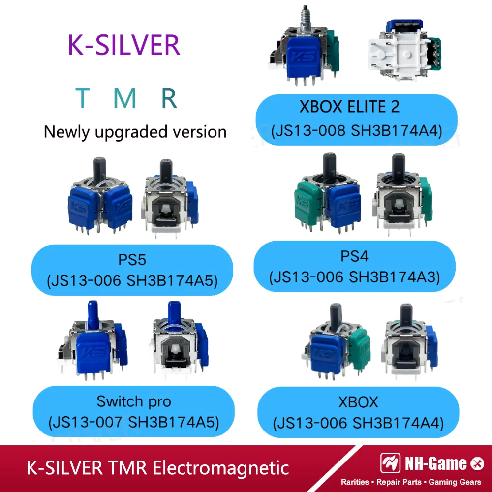 10/20 шт. электромагнитный джойстик TMR для PS4 PS5 геймпад 3D аналоговый сменный джойстик для контроллера XBOX NS джойстик