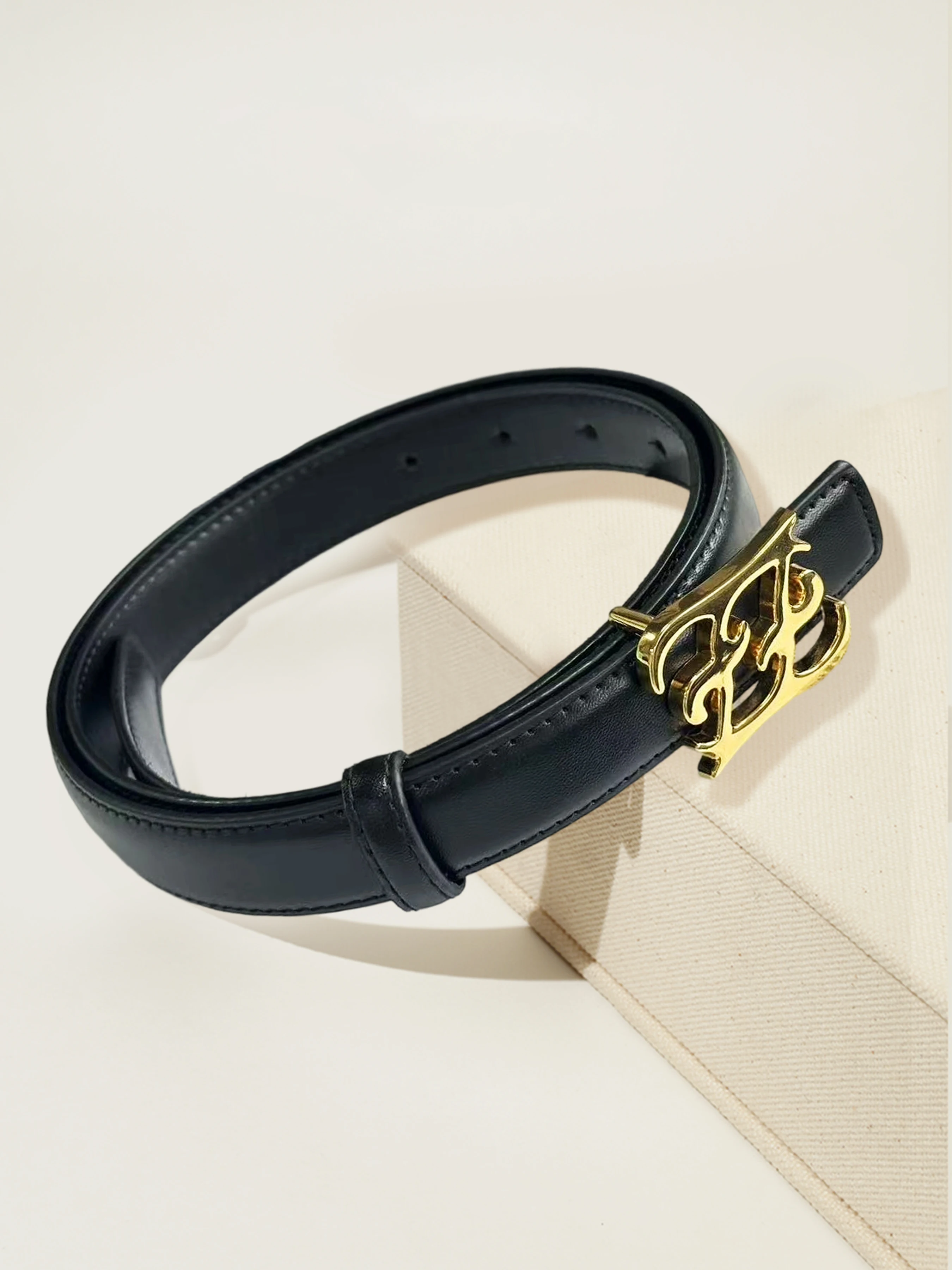 2025 Gold high-quality gold alloy material, for Pants Jeans Dress Famous Brand Belt