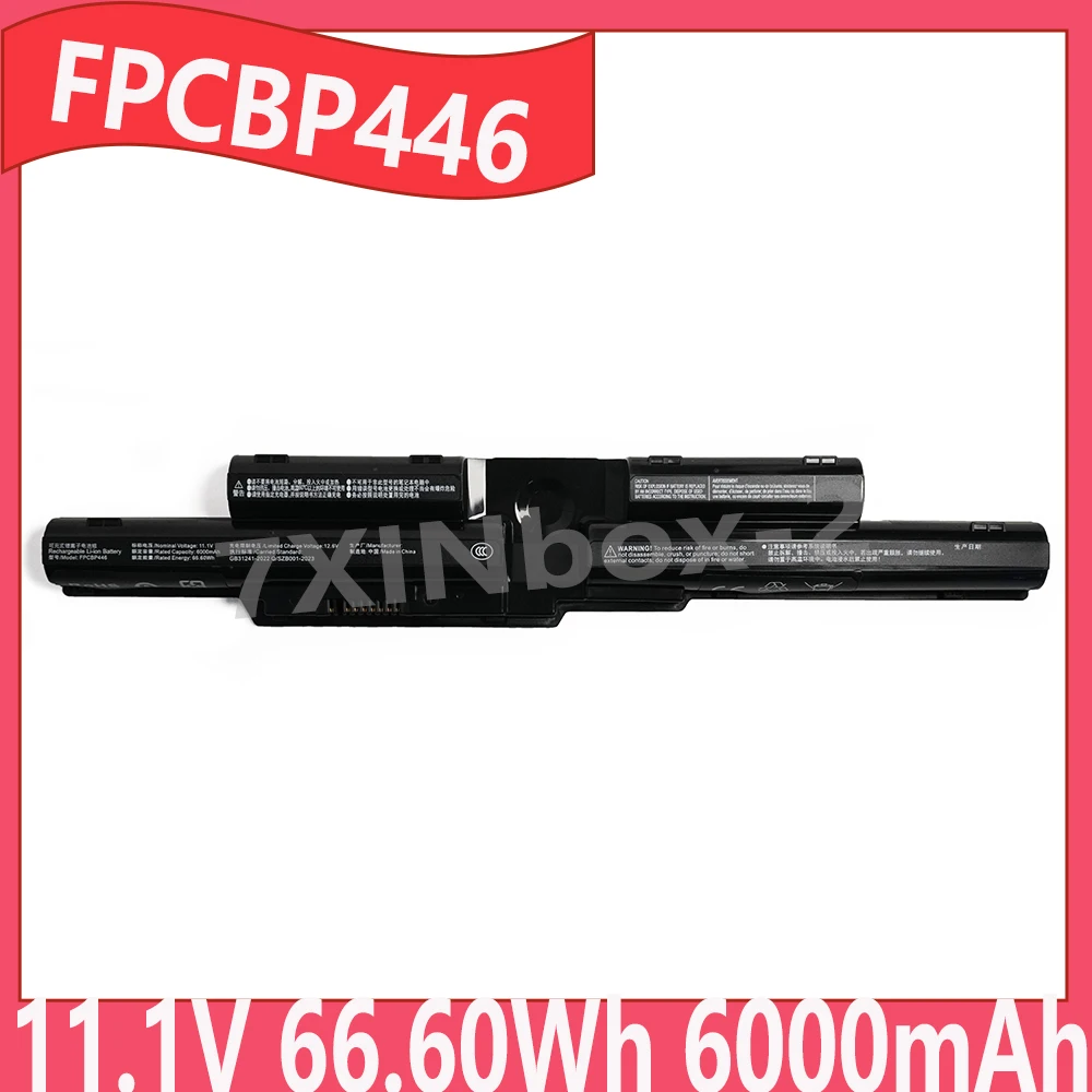 FPCBP446 11.1V 66.60Wh 6000mAh Laptop Battery For Fujitsu Lifebook T725 T726 series FMVNBP236 FPB0344S