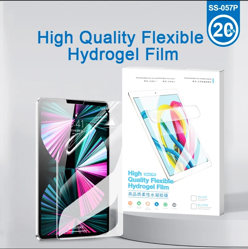 

Sunshine SS-057P SS-057PB Anti-Blue Light-11inch SS-057P+ 12.9inch SS-057HP-11inch SS-057HP+ 12.9inch PAD/Tablet Hydrogel Film