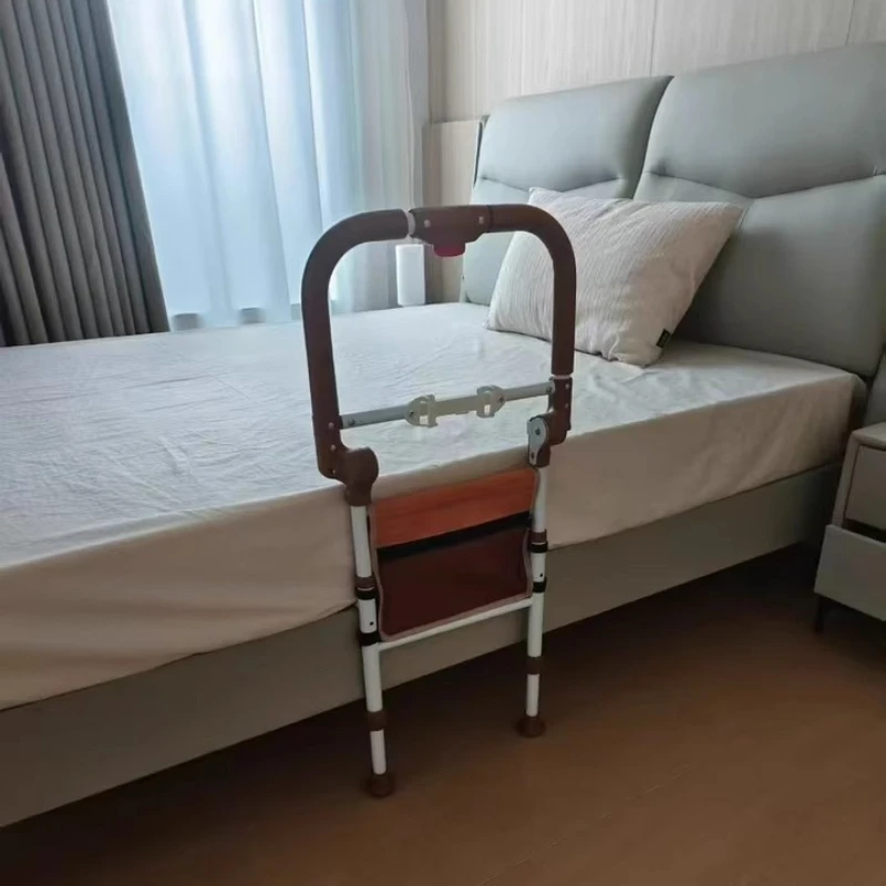 Foldable Bedside Assist Handle for Elderly People Anti-Slip Safety Support Rail Adjustable Standing Aid Tool Fall Prevention