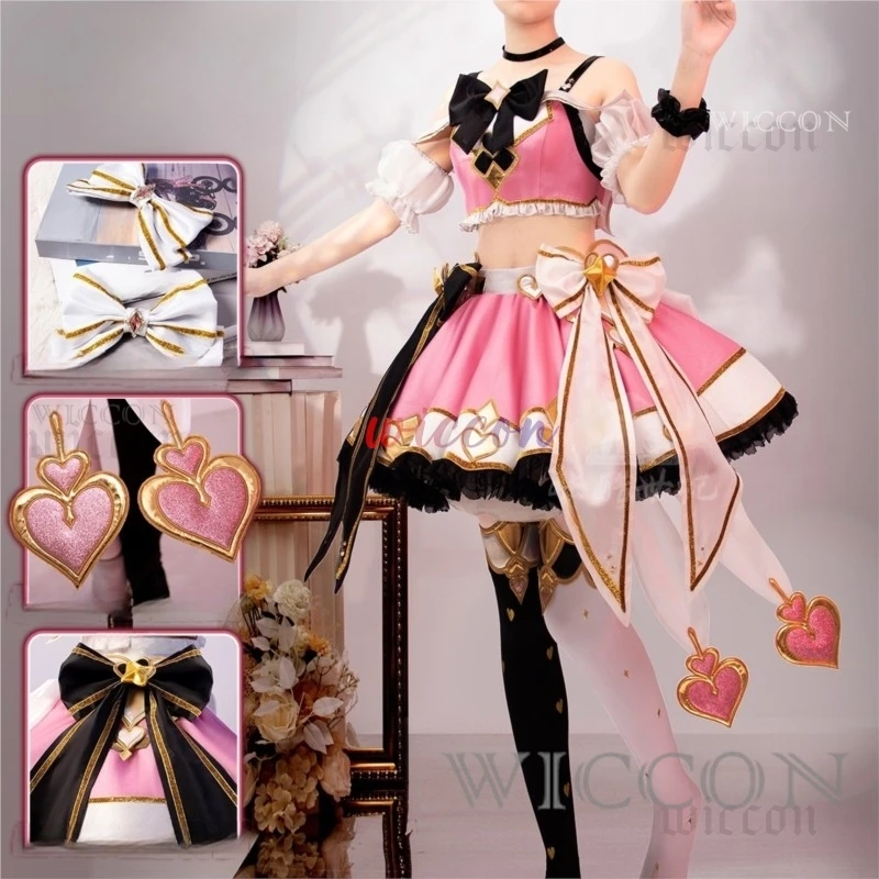 

Аниме LoveLive! Nijigasaki Nico Yazawa Косплей Костюм Granblue Fantasy Yazawa Nico Niconiconi Лолита Платье Парик Женский праздничный комплект