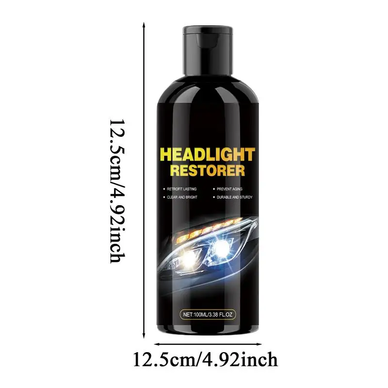 Car Headlight Restoration Polishing Cleaner Headlamp Scratch Remover Repair Cleaning Paste Remove Headlight Polish Liquid