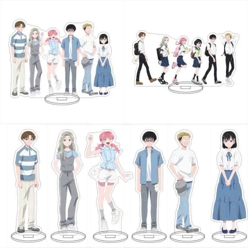 Anime You And I Are Polar Opposites Acrylic Stand Sandwich Craft Standee Manga‌ MIYU SUZUKI YUSUKE Keychains Fans Gifts 15CM