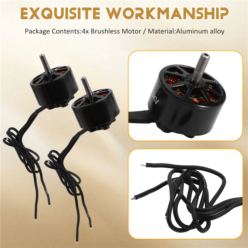 

AS96-4Pcs 3115 900KV 3-6S Brushless Motor For RC Multirotor X-Class FPV Cinelifter Taurus X8pro Protek60 FPV Camera Kit Done