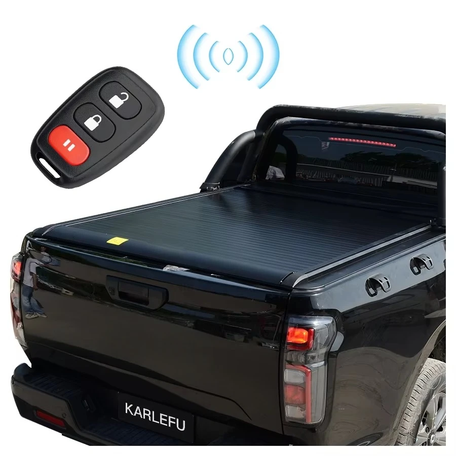 

Great Wall Poer Pickup Truck Electric Tonneau Cover Aluminum Ute Lid Bed with Roll-up Waterproof and Locking Function