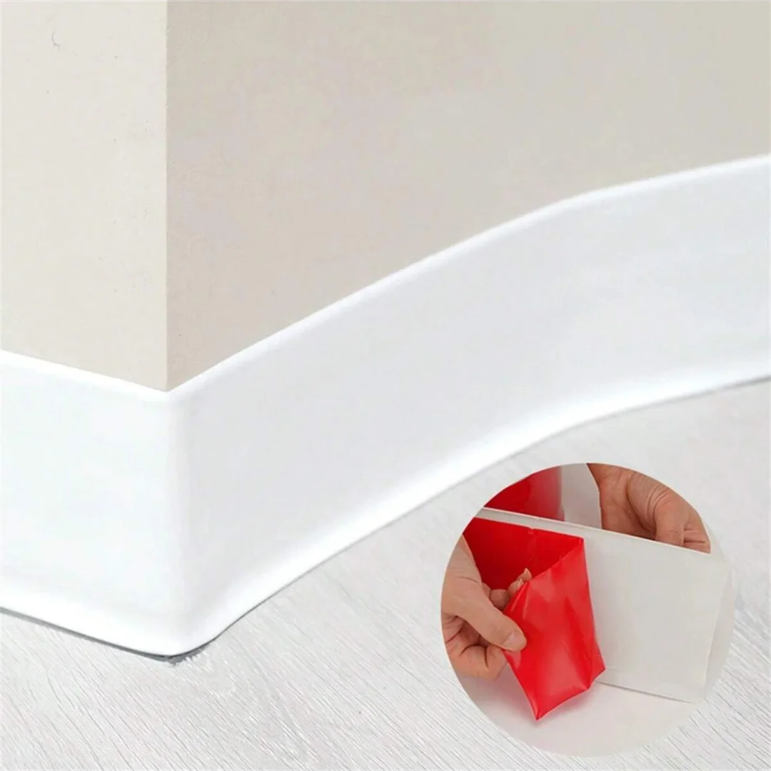1PC 1M/2M/3M Skirting Line Border Self-adhesive Decoration Stickers for Living Room Background Baseboard Floor Wallpaper Edge
