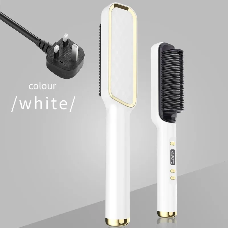 DUTRIEUX Elektrische Heißer Kamm Multifunktionale Gerade Haarglätter Kamm Negative Ionen Anti-Verbrühungen Styling Werkzeug Richt Pinsel 5