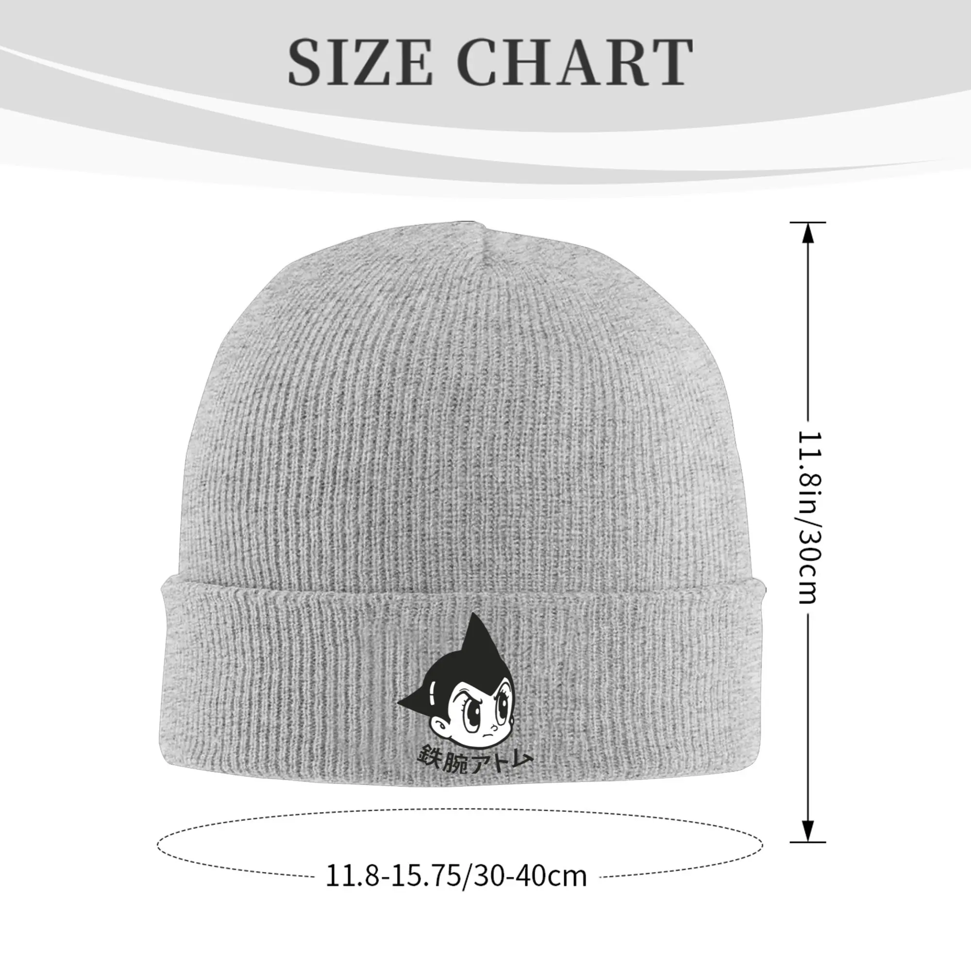Astro Boy Manga Knitted Hat Beanie Autumn Winter Hats Warm Unisex  Color Astroboy Anime Caps Men Women Gifts,