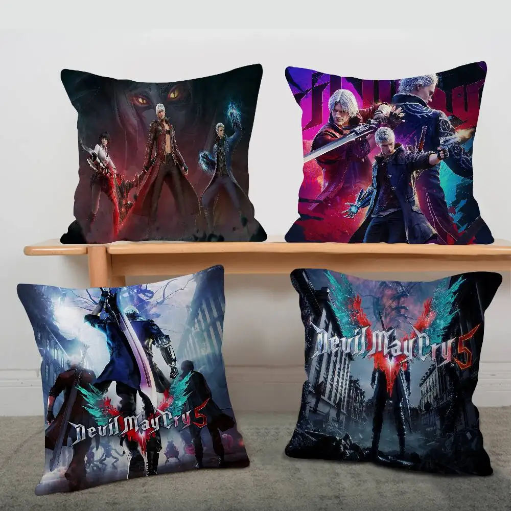 Game D-Devil M-May C-Cry pillow cover sofa cushion cover home room decoration children gift