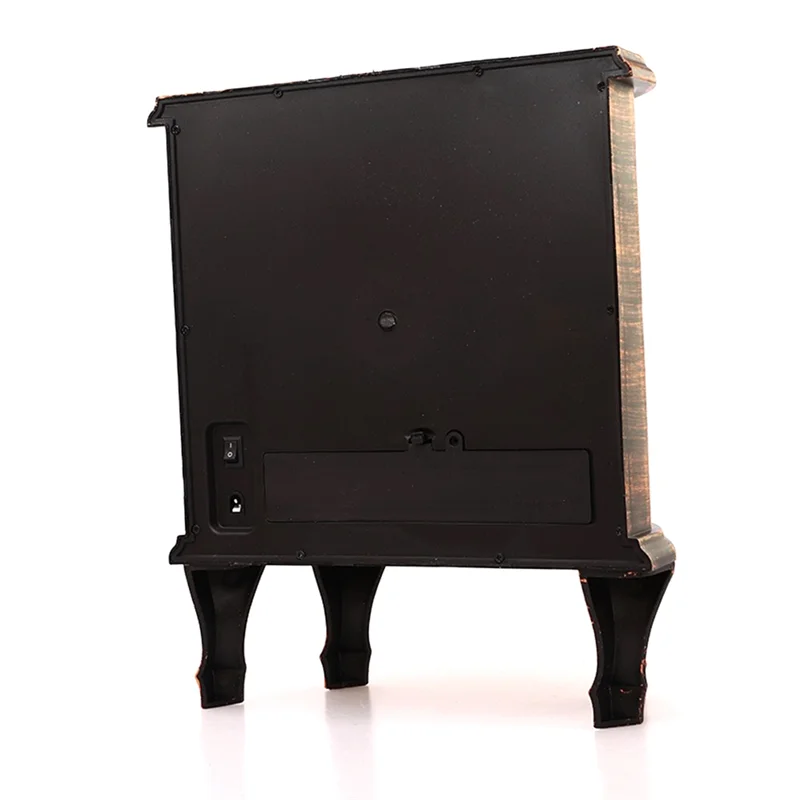 

ABBN-Mini LED Fireplace Vintage Decorative Lantern Indoor Outdoor Table Living Room Fall Decoration With USB/Battery Operated