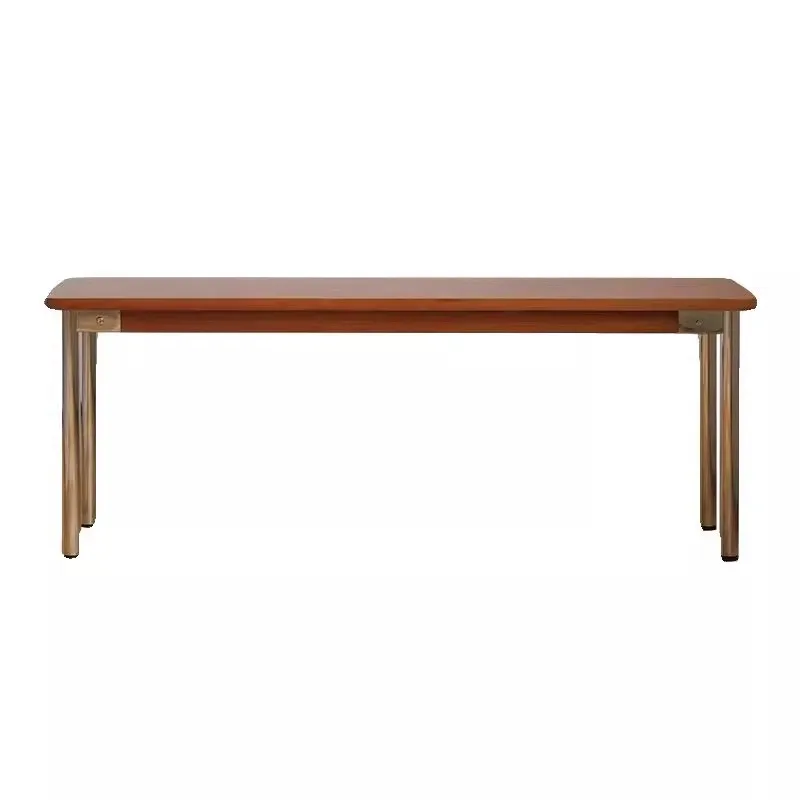 Nordic Chinese solid wood retro bench, household log bench