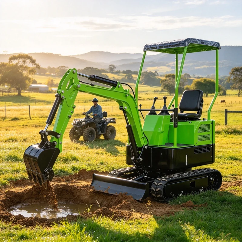 1.2Ton Agricultural Mini Excavator Customizable Construction Garten Manufacturer Direct Sales bagger Europa pelle Machinery