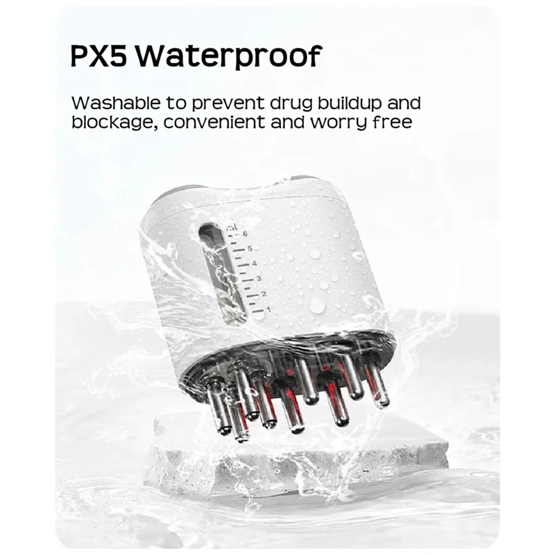 Abgp-aplicador portátil para couro cabeludo, ferramentas para cuidados com o couro cabeludo, pente de medicação, rolo de óleo essencial, pente de massagem