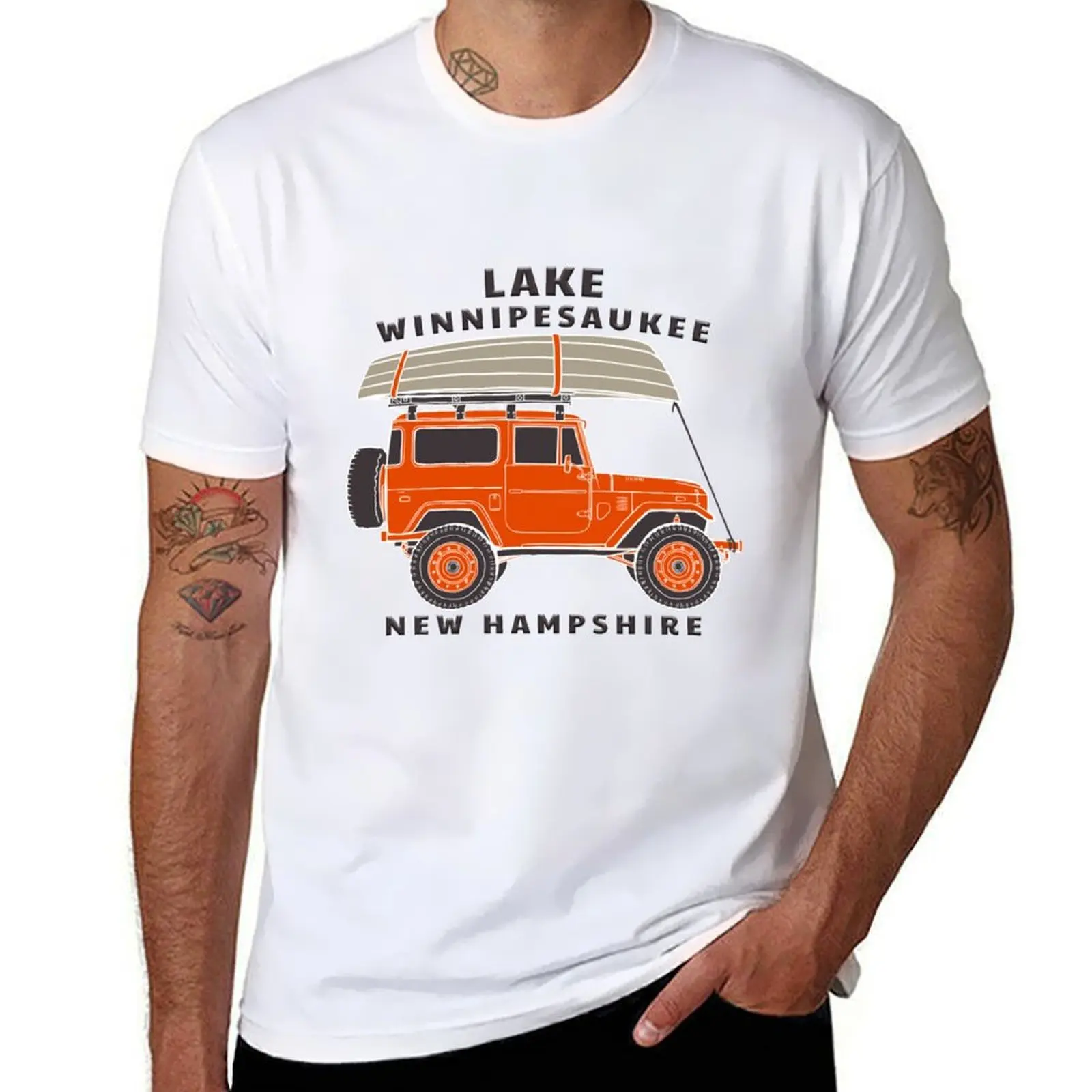 

Lake Winnipesaukee T-Shirt man t shirts for men casual funny t shirts cotton T-Shirt