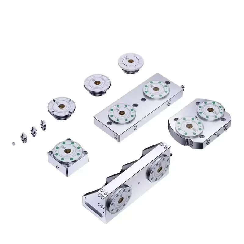 Four- Five-Axis CNC High Precision Stainless Steel Positioning Fixture 3-Jaw Self-centering Chuck Lathe Accessories Vise