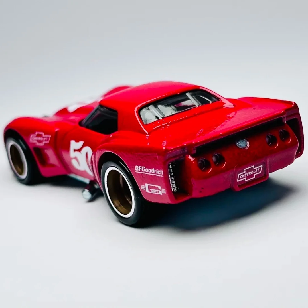 Hot Wheels Premium Car Culture Vintage Racing 76 Greenwood Corvette Collectible 1:64 Diecast Car Model Display Vehicle Toy Gift view 6
