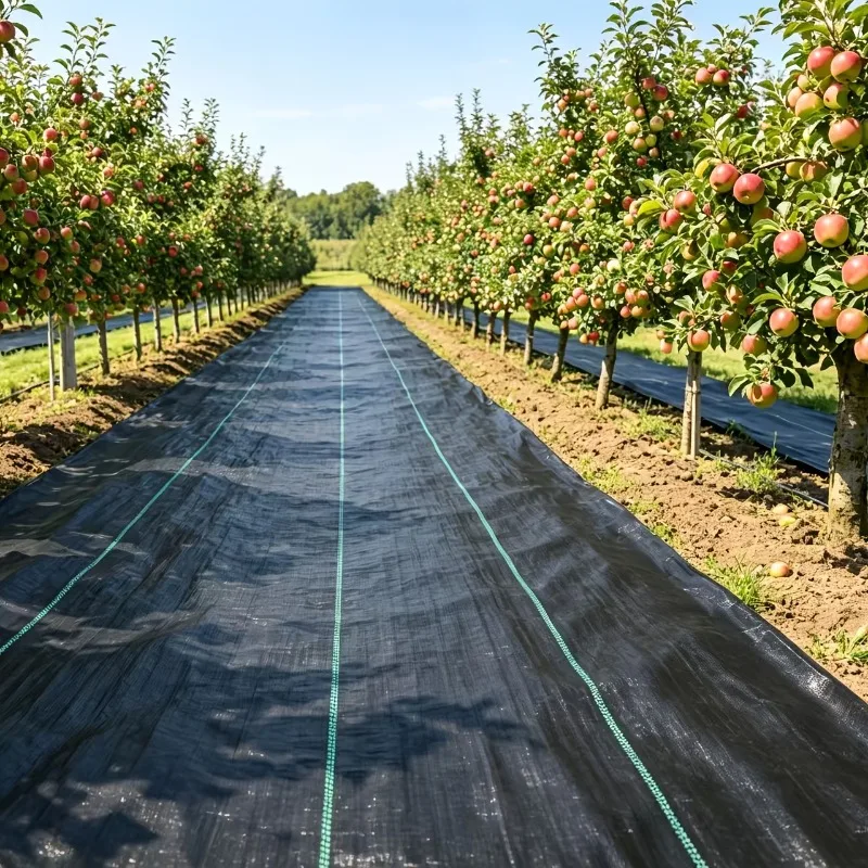 Thick Heavy-duty Grass Proof Cloth with High Breathability and Permeability, Suitable for Gardens, Orchards, Flower Beds