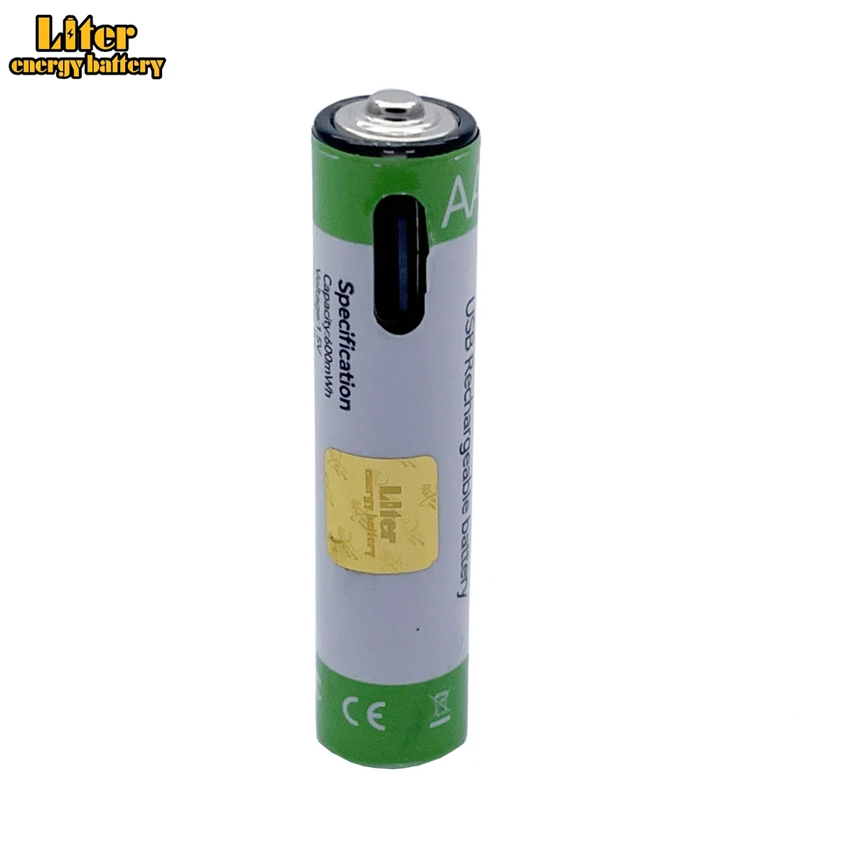 충전식 배터리, AAA USB 배터리, C타입 고속 충전, No.7 리튬 배터리, 1.5V