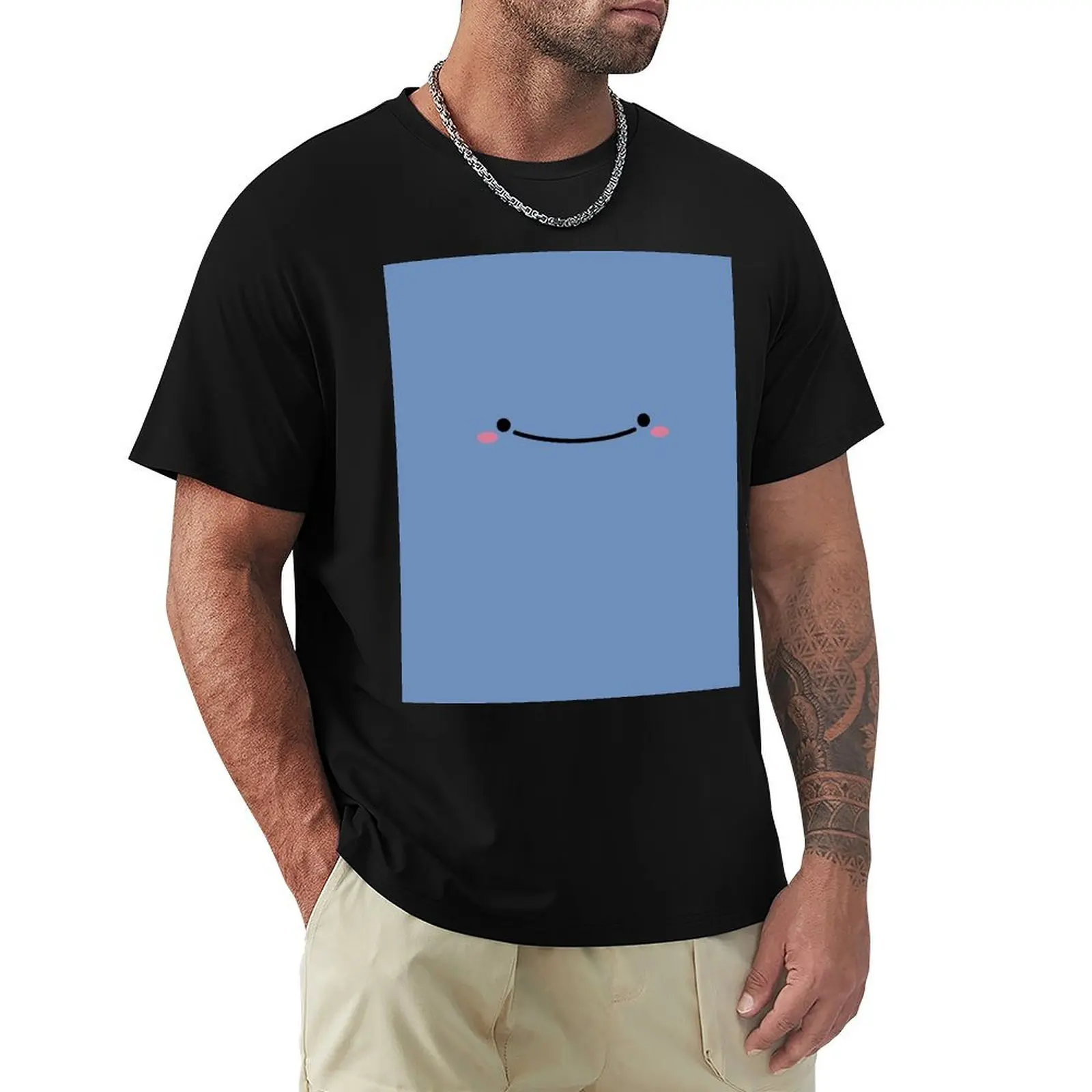 Camiseta Casual com Estampa de Baleia Fofa Jinbei San, Camiseta de Manga Curta na Moda